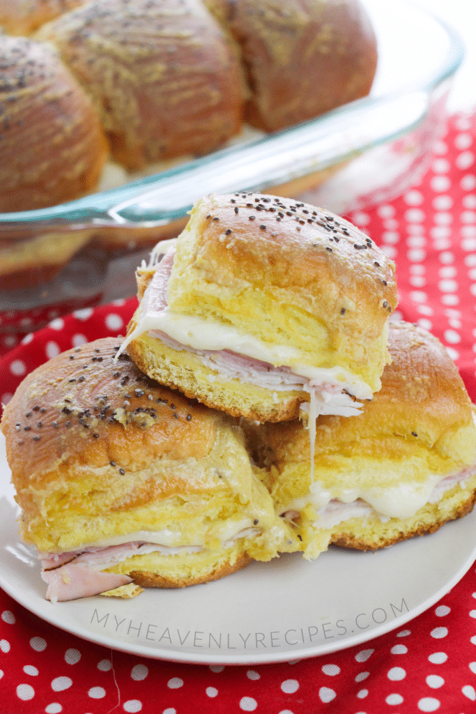 Best Baked Funeral Sandwiches (Ham and Cheese Sliders) • The Fresh