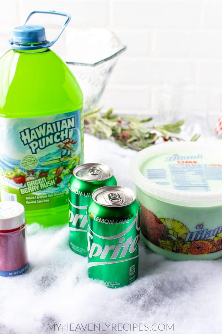 Elf Punch (Lime Sherbert Recipe) My Heavenly Recipes