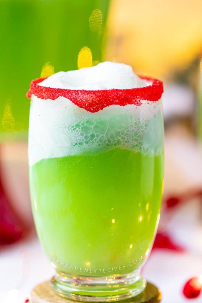 Elf Punch (Lime Sherbert Recipe) - My Heavenly Recipes