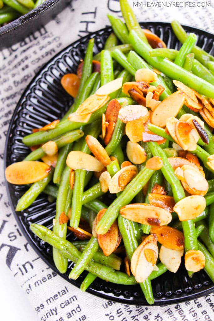 Green Bean Almondine Recipe My Heavenly Recipes