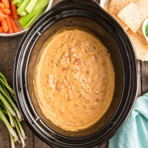 Crockpot Cheeseburger Queso Dip My Heavenly Recipes
