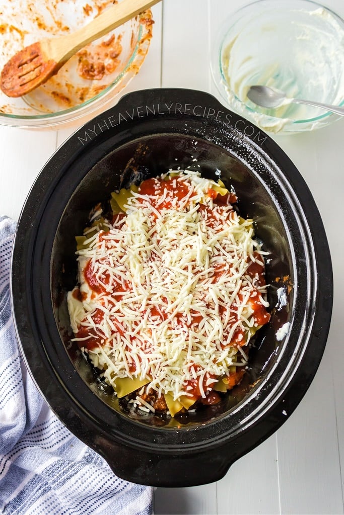 Crockpot Lasagna Recipe - My Heavenly Recipes