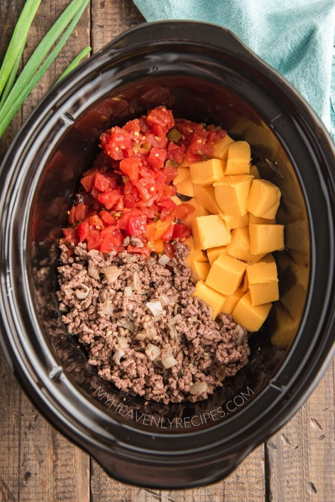 Crock Pot Cheeseburger Dip Recipe