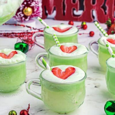 grinch punch glasses