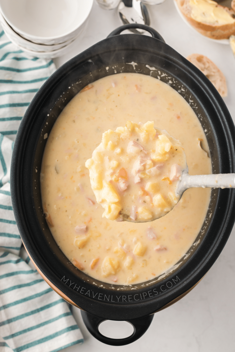 Slow Cooker Ham and Potato Soup My Heavenly Recipes