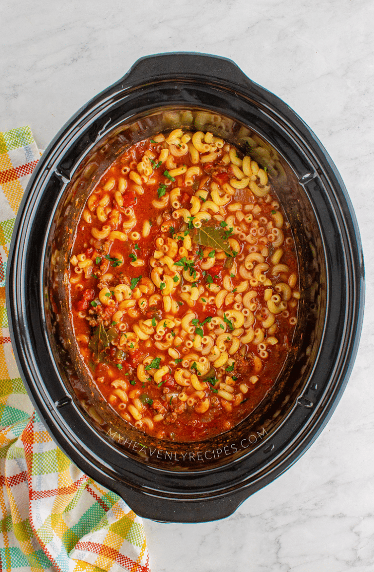 Slow Cooker Goulash Recipe My Heavenly Recipes