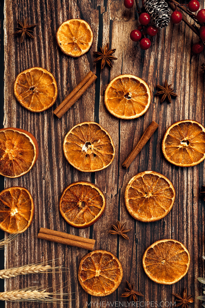 How to dry orange slices