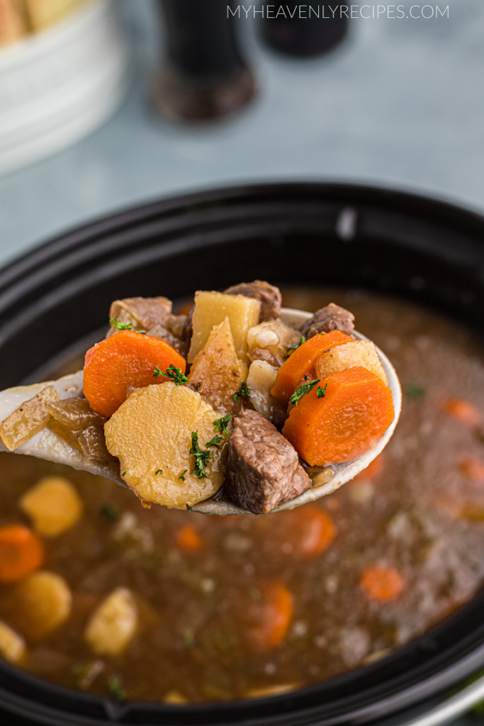 Slow Cooker Irish Beef Stew Recipe - My Heavenly Recipes