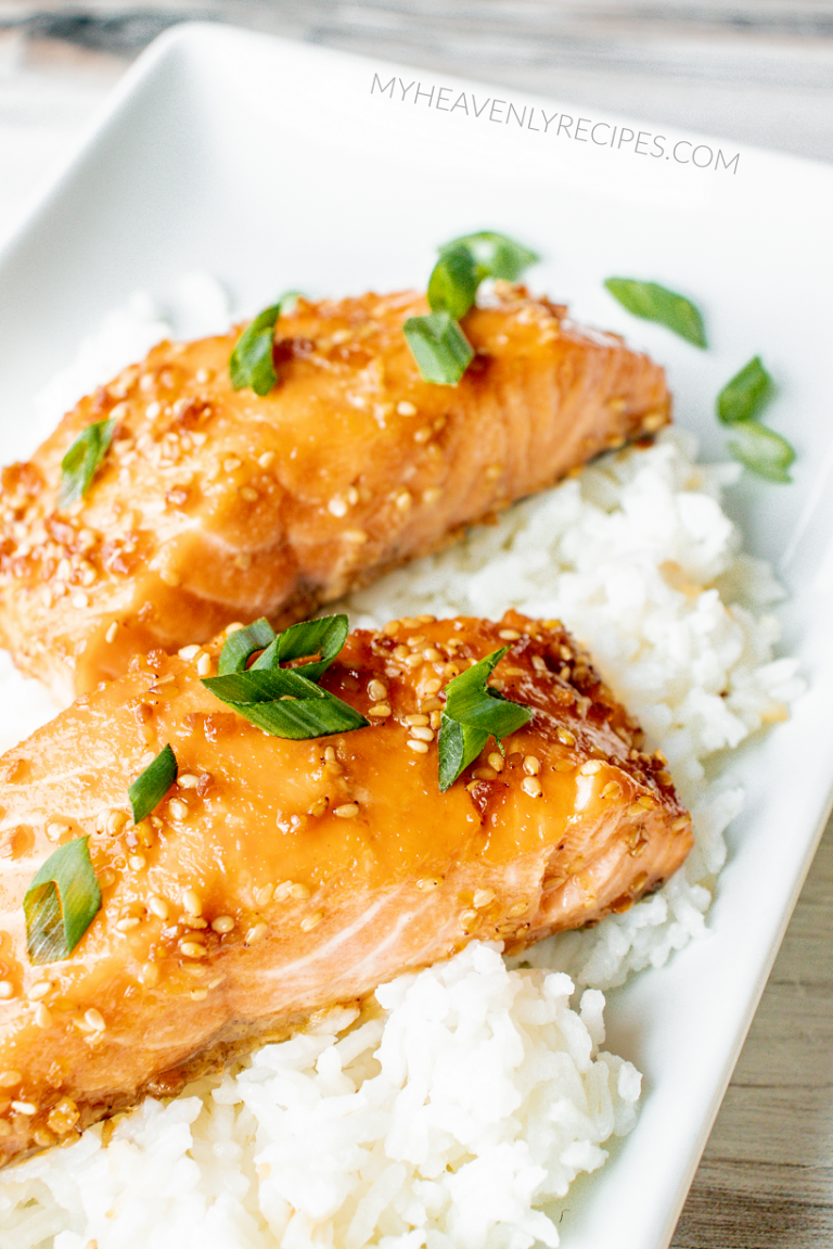 Easiest Baked Teriyaki Salmon - My Heavenly Recipes