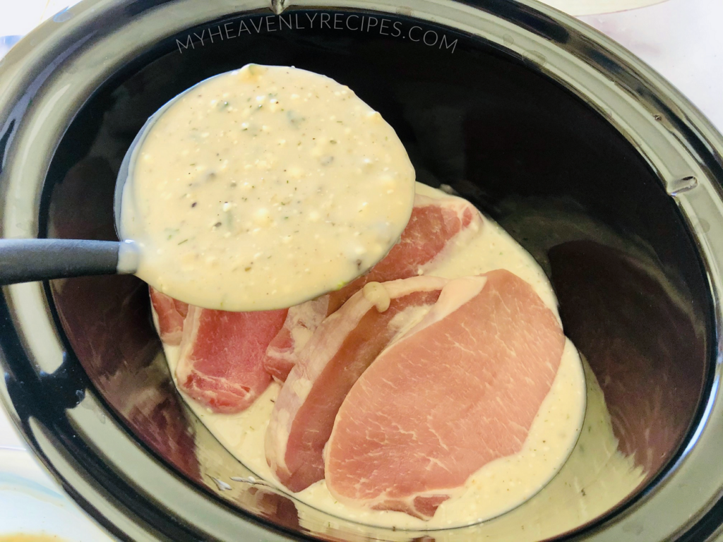 Crockpot Ranch Pork Chops - My Heavenly Recipes