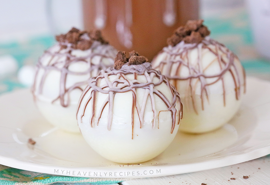 Rum Chata Hot Cocoa Bombs