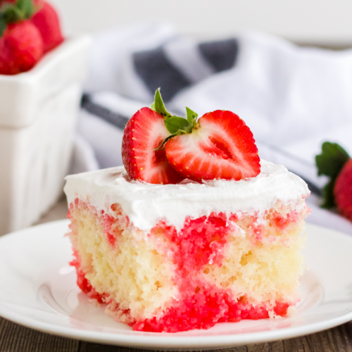 Strawberry Poke Cake Using Jello - My Heavenly Recipes