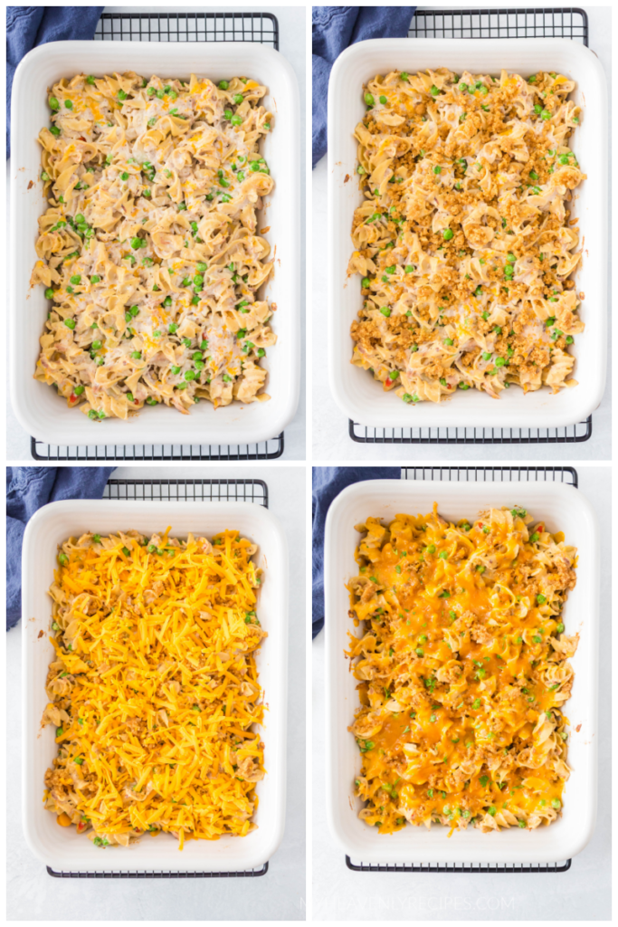 Cheesy Tuna Noodle Casserole Recipe - My Heavenly Recipes