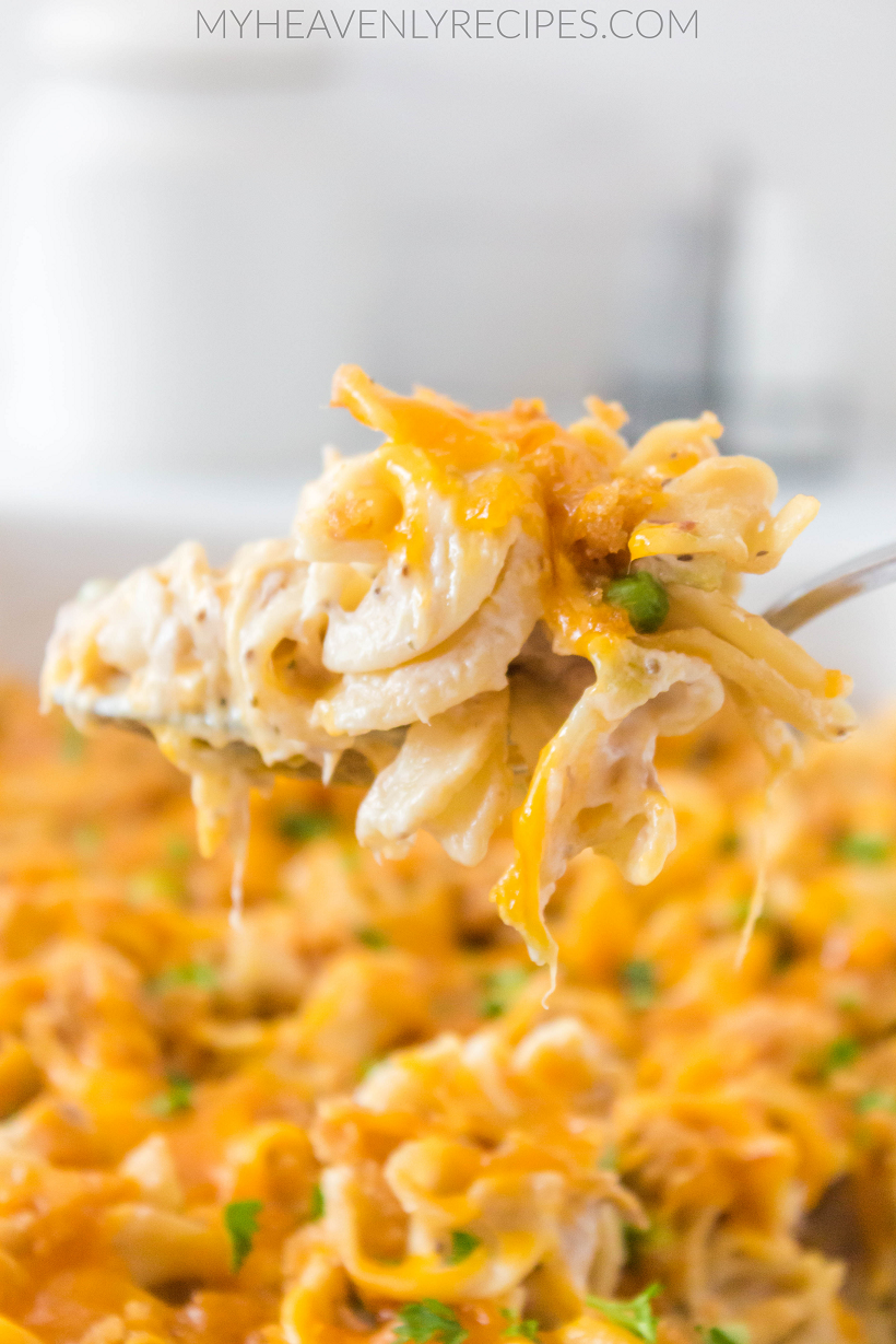 Cheesy Tuna Noodle Casserole Recipe