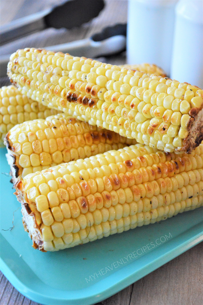 Oven Roasted Corn on the Cob - My Heavenly Recipes