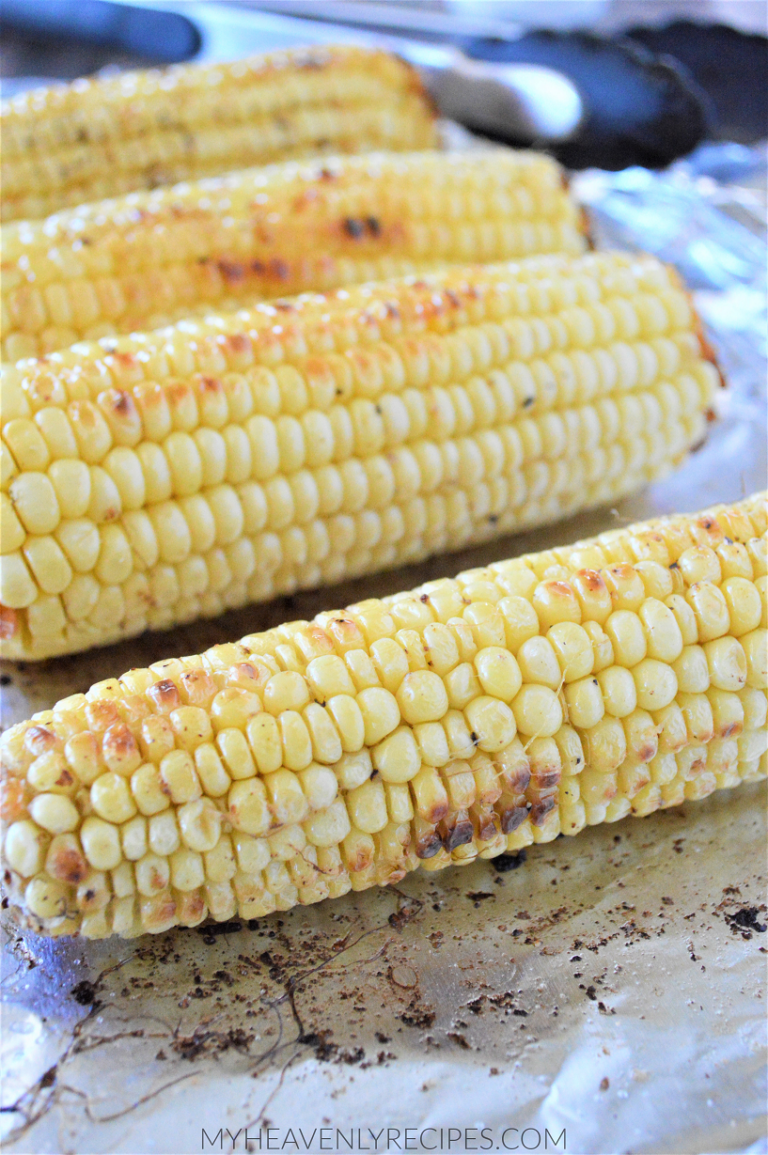 Oven Roasted Corn on the Cob My Heavenly Recipes