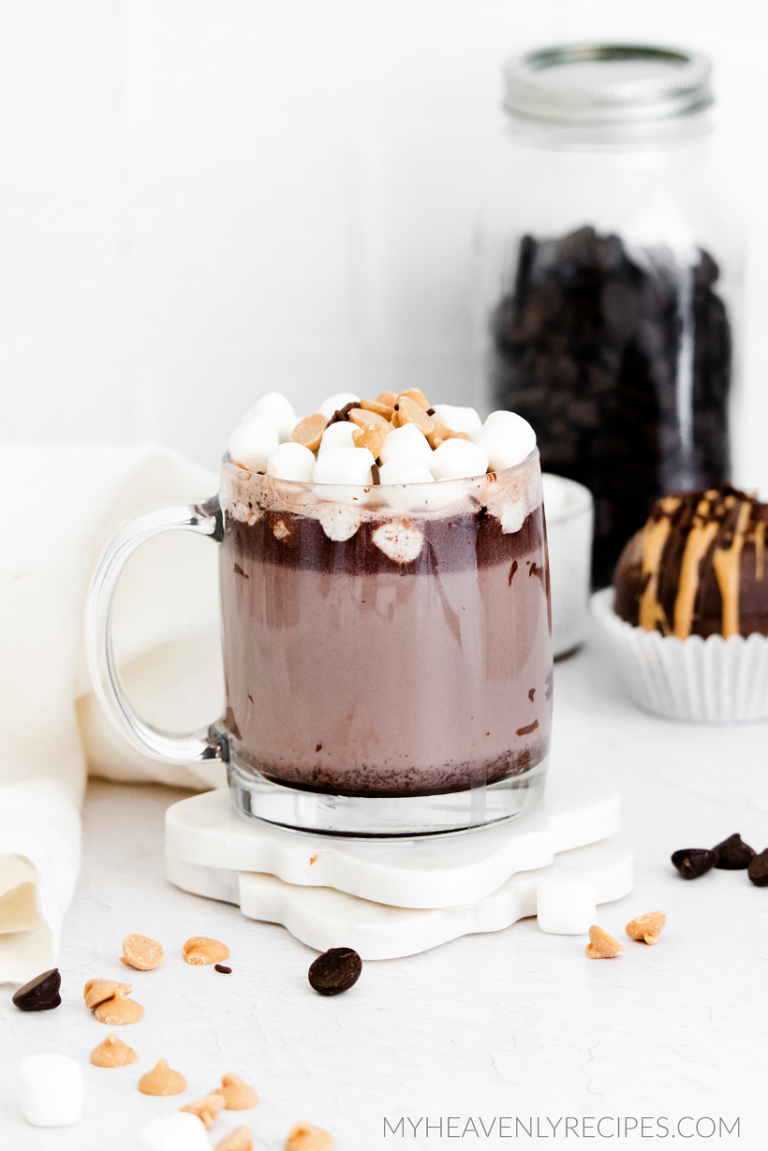 Peanut Butter Hot Cocoa Bombs - My Heavenly Recipes