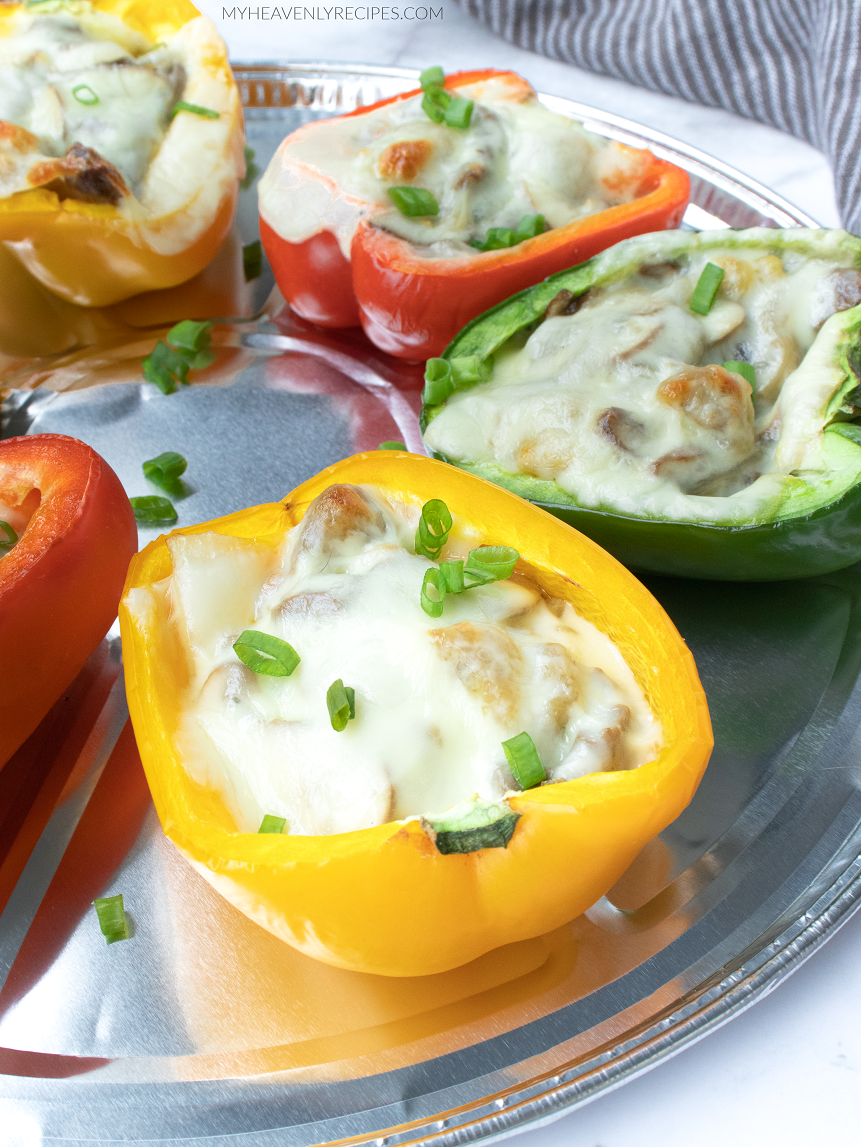 Philly Cheesesteak Stuffed Peppers