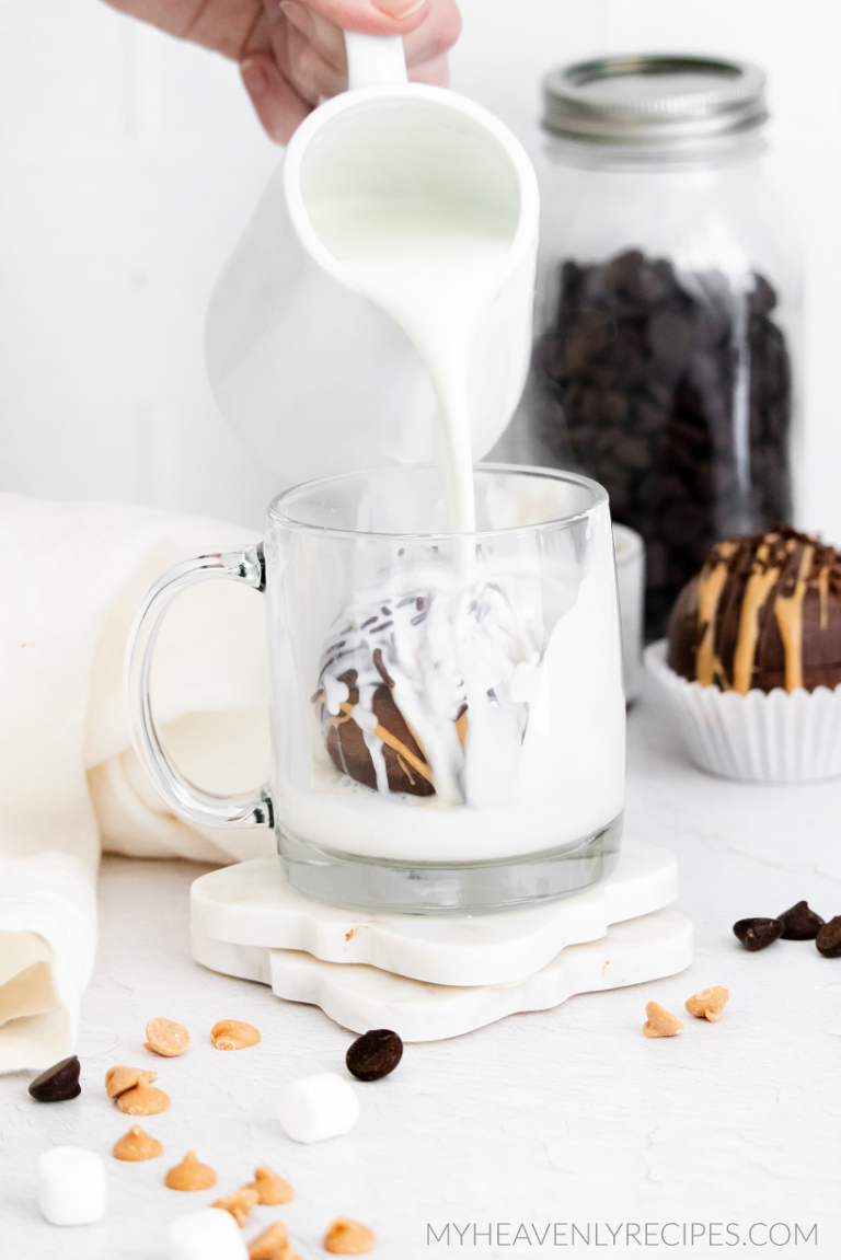 Peanut Butter Hot Cocoa Bombs - My Heavenly Recipes
