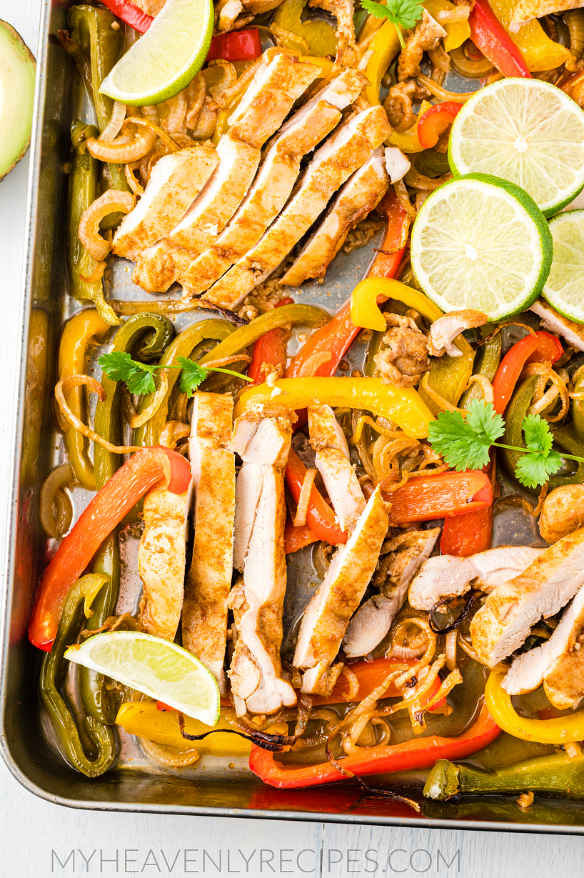 Sheet Pan Chicken Fajitas