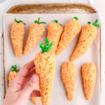 Carrot Rice Krispie Treats for Easter