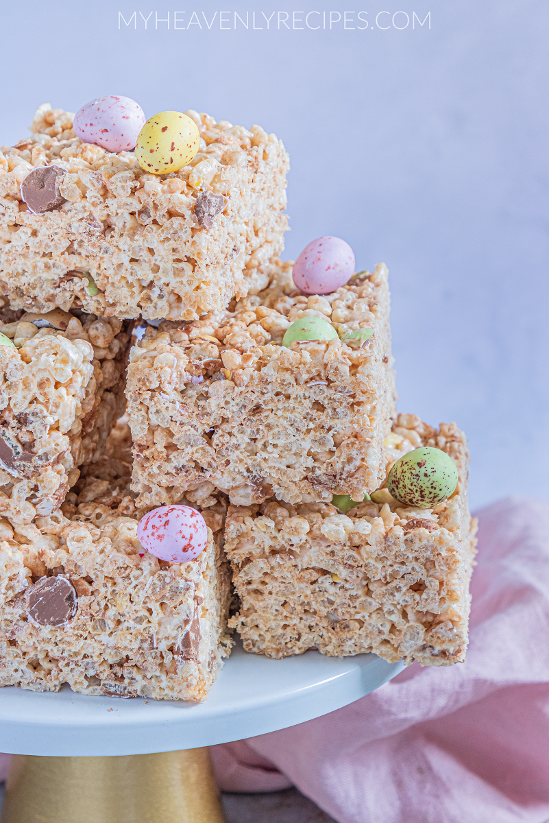 Easter Rice Krispie Treats - My Heavenly Recipes