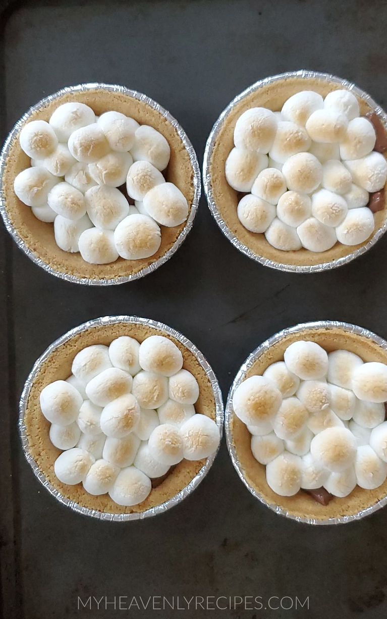 making mini s'mores pies with the dash mini pie maker! they came