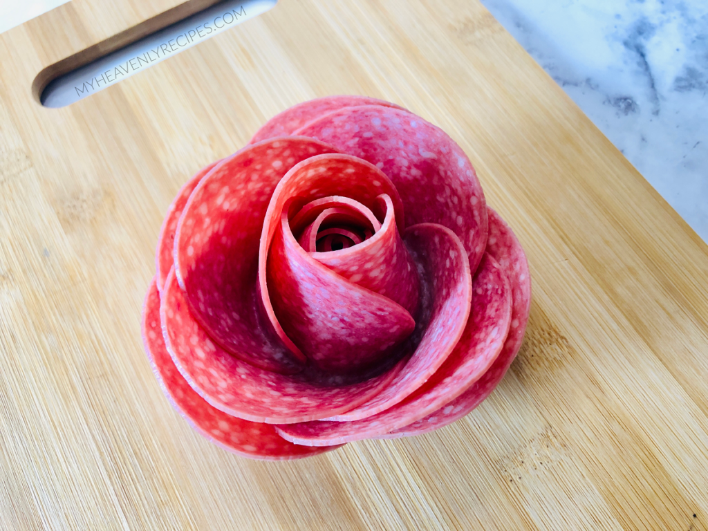 How to Make Salami Roses for a Charcuterie Board - My Heavenly Recipes