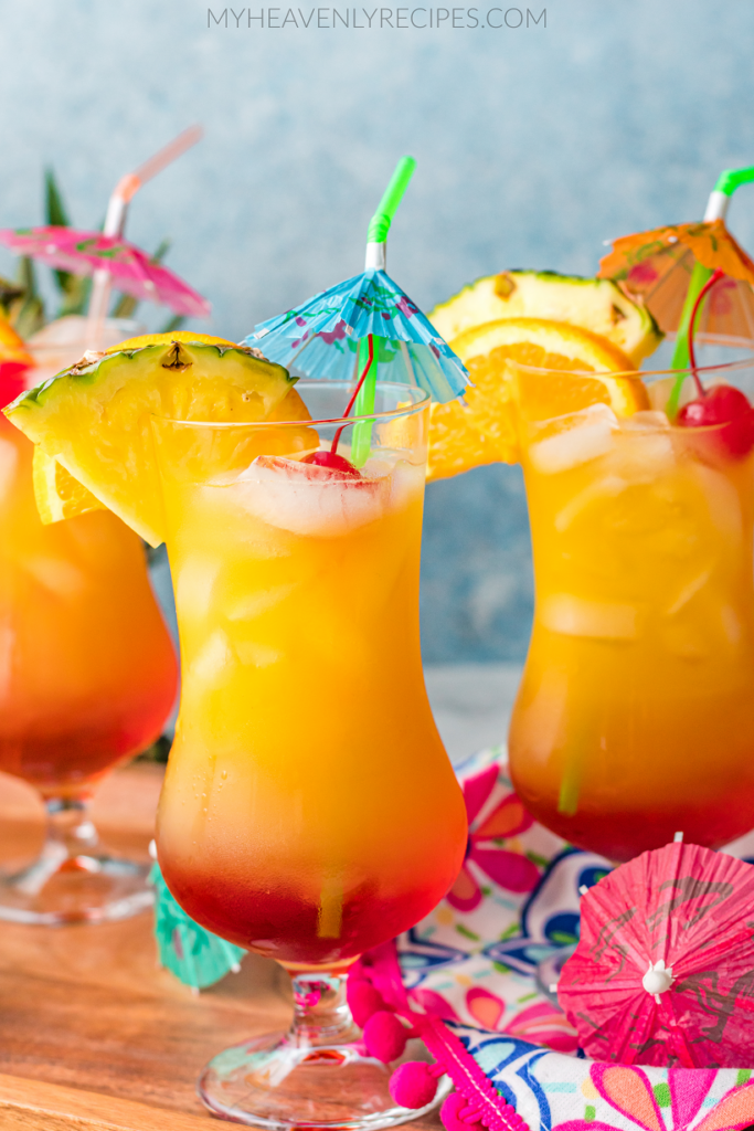 Malibu Sunset Cocktail - My Heavenly Recipes