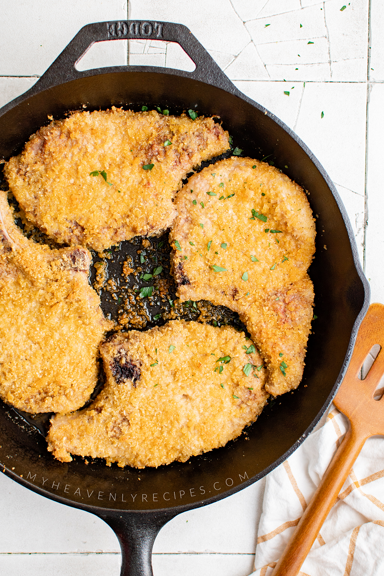 Parmesan Crusted Pork Chops My Heavenly Recipes