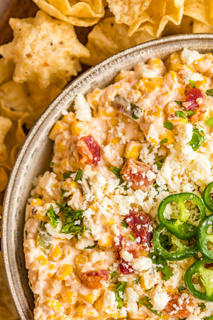 Crockpot Jalapeno Corn Dip (aka Crack Corn Dip) - My Heavenly Recipes