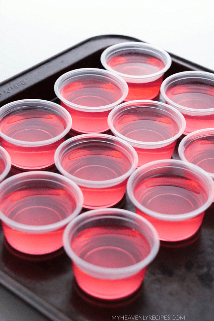 Tequila Rose Jello Shots