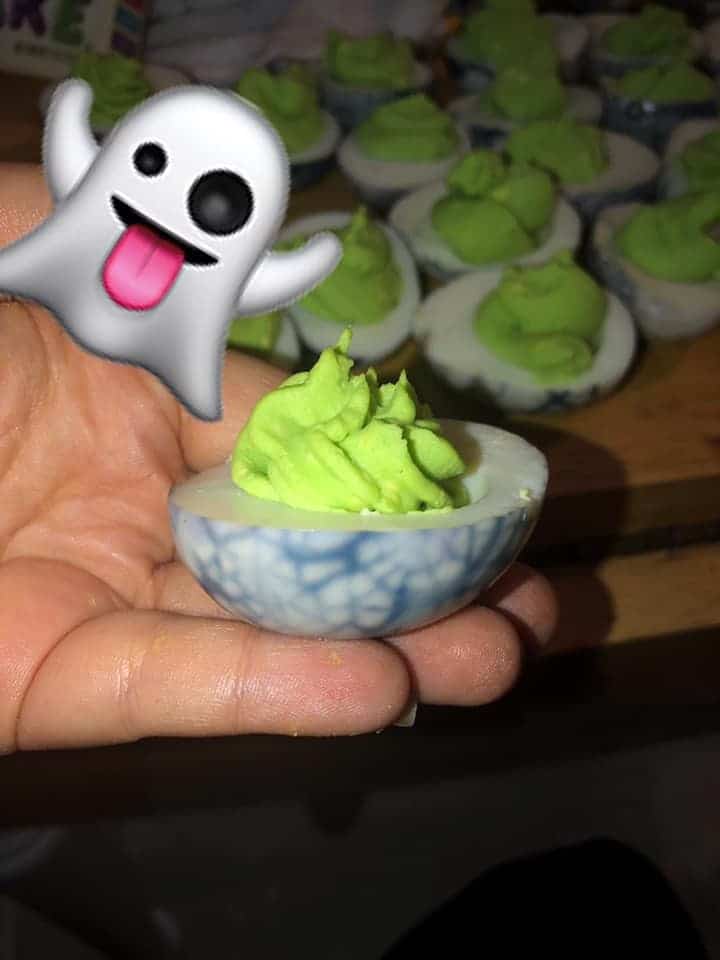 Halloween Deviled Eggs