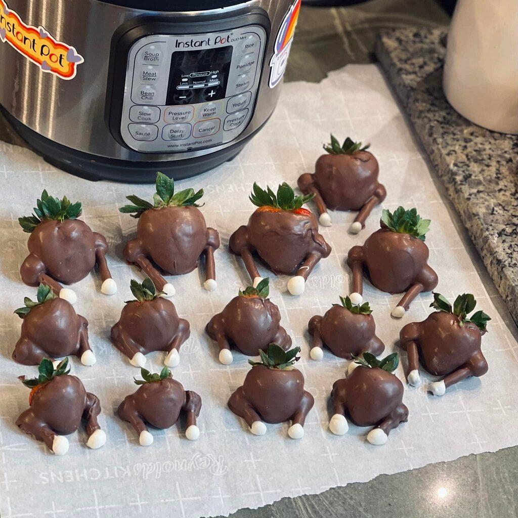 Chocolate Covered Strawberry Turkeys My Heavenly Recipes