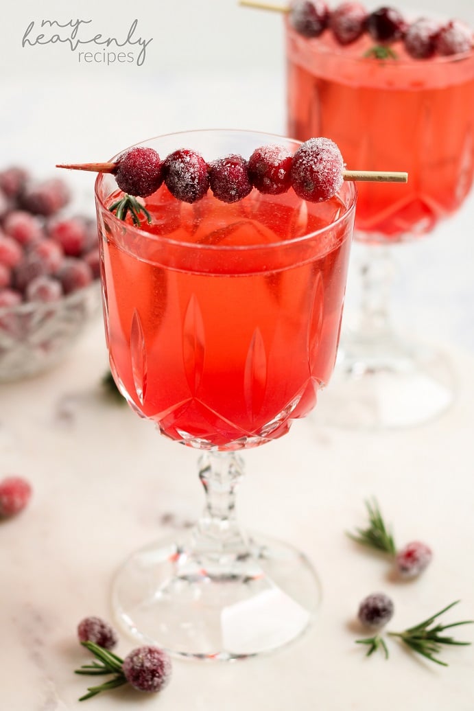 Cranberry Prosecco Cocktail My Heavenly Recipes 1626