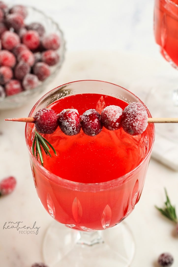 Cranberry Prosecco Cocktail