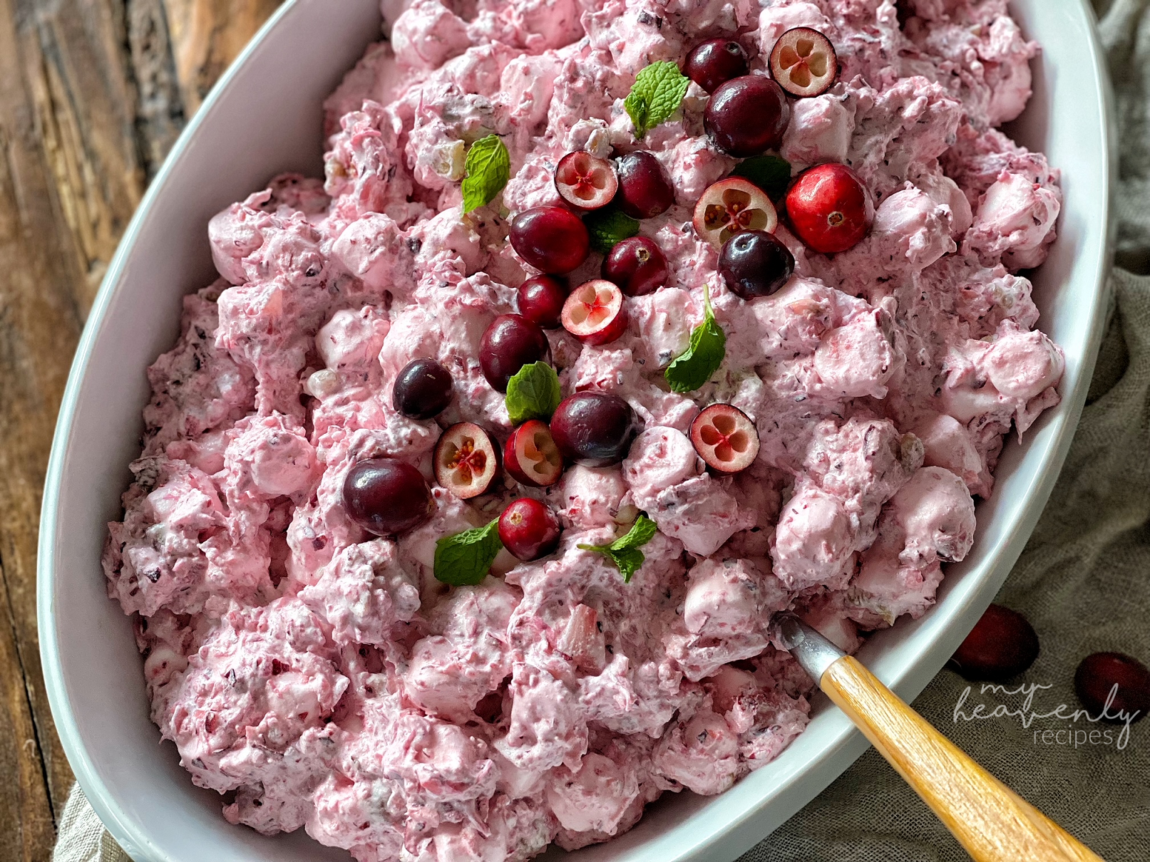 cranberry salad with marshmallows