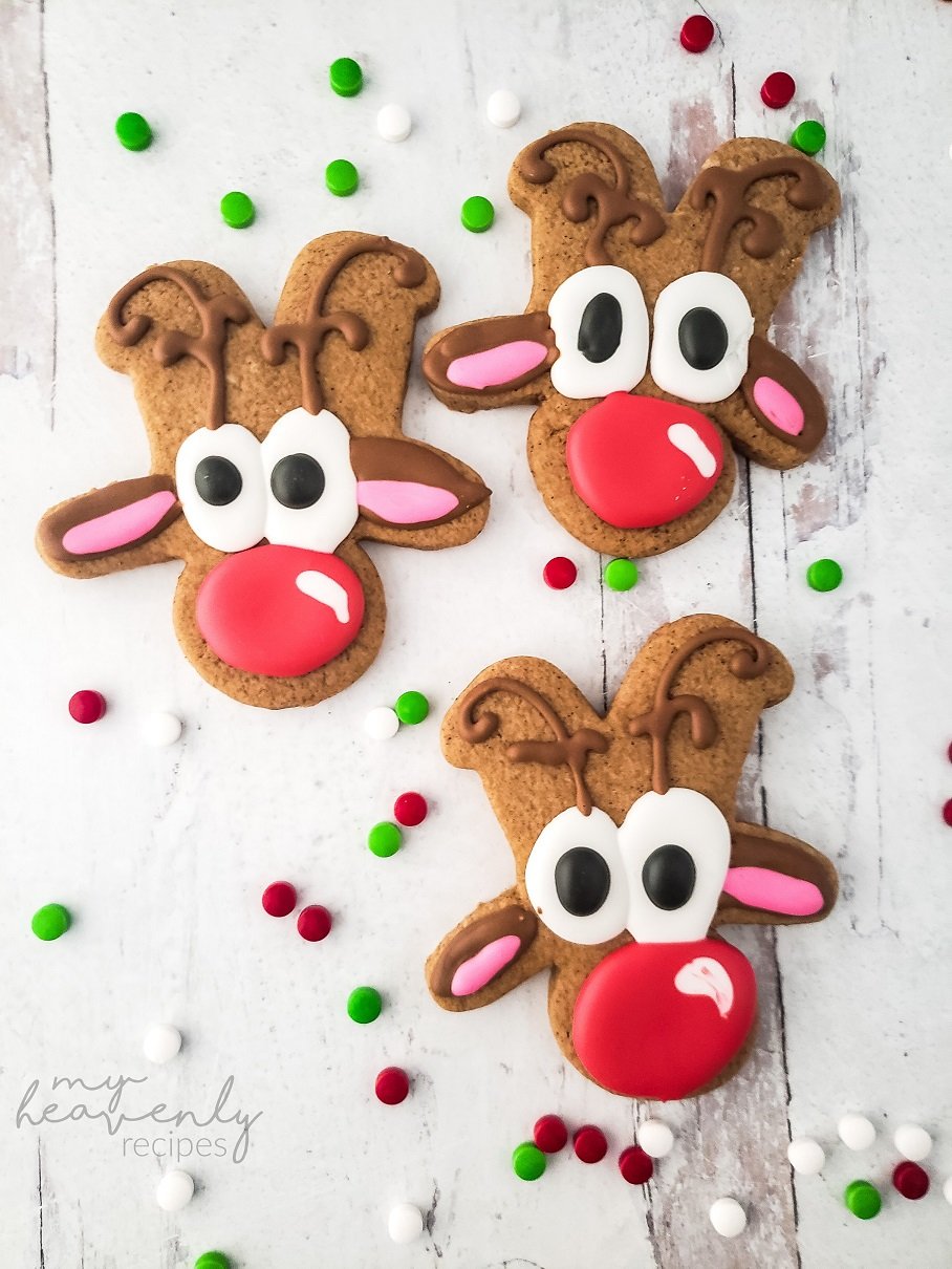 Gingerbread Reindeer Cookies