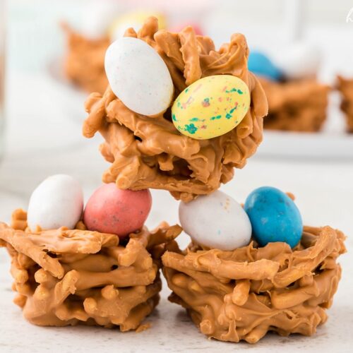 Butterscotch Haystack Nests for Easter My Heavenly Recipes