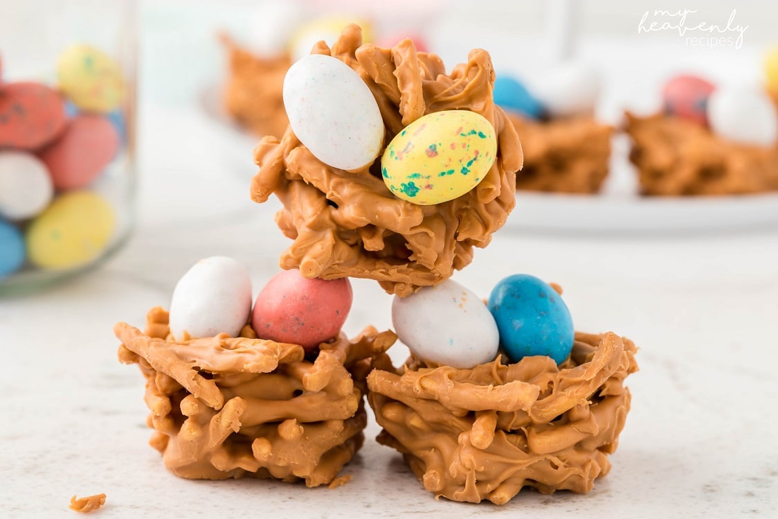 Butterscotch Haystack Nests for Easter