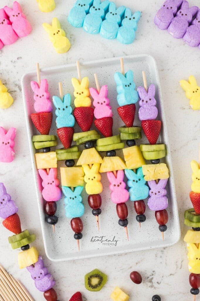 Easter Fruit Kabobs - My Heavenly Recipes