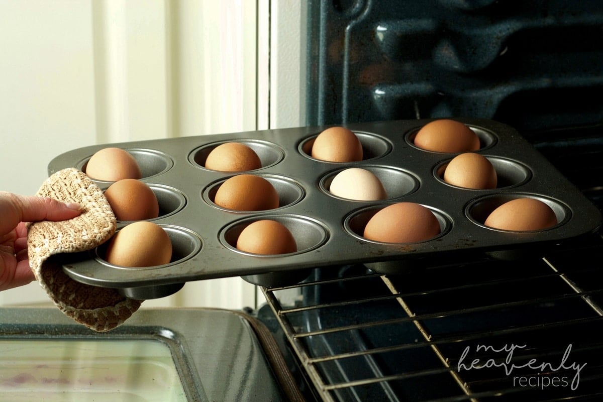 How to Make Hard Boiled Eggs in the Oven (& VIDEO!) - Baked Eggs