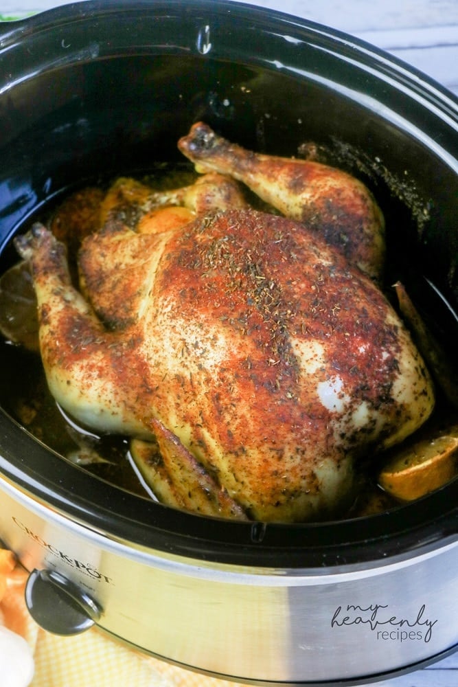 How to Make a Whole Chicken in a Slow Cooker