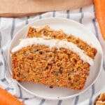 Carrot Bread with Cream Cheese Frosting