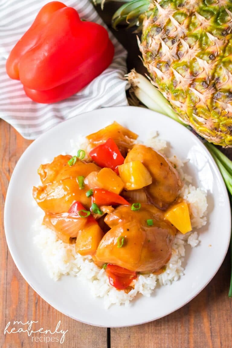 Crockpot Hawaiian Chicken My Heavenly Recipes