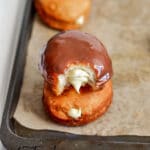 Canned Biscuit Boston Cream Donuts