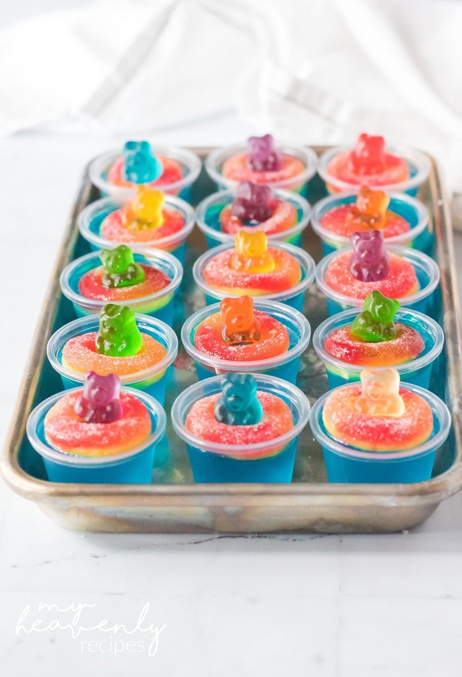 Pool Party Jello Shots - My Heavenly Recipes