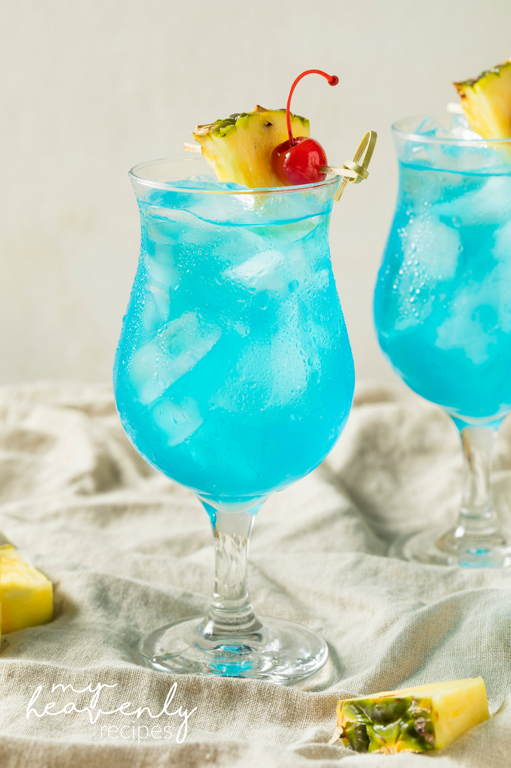 Blue Hawaiian Cocktail - My Heavenly Recipes