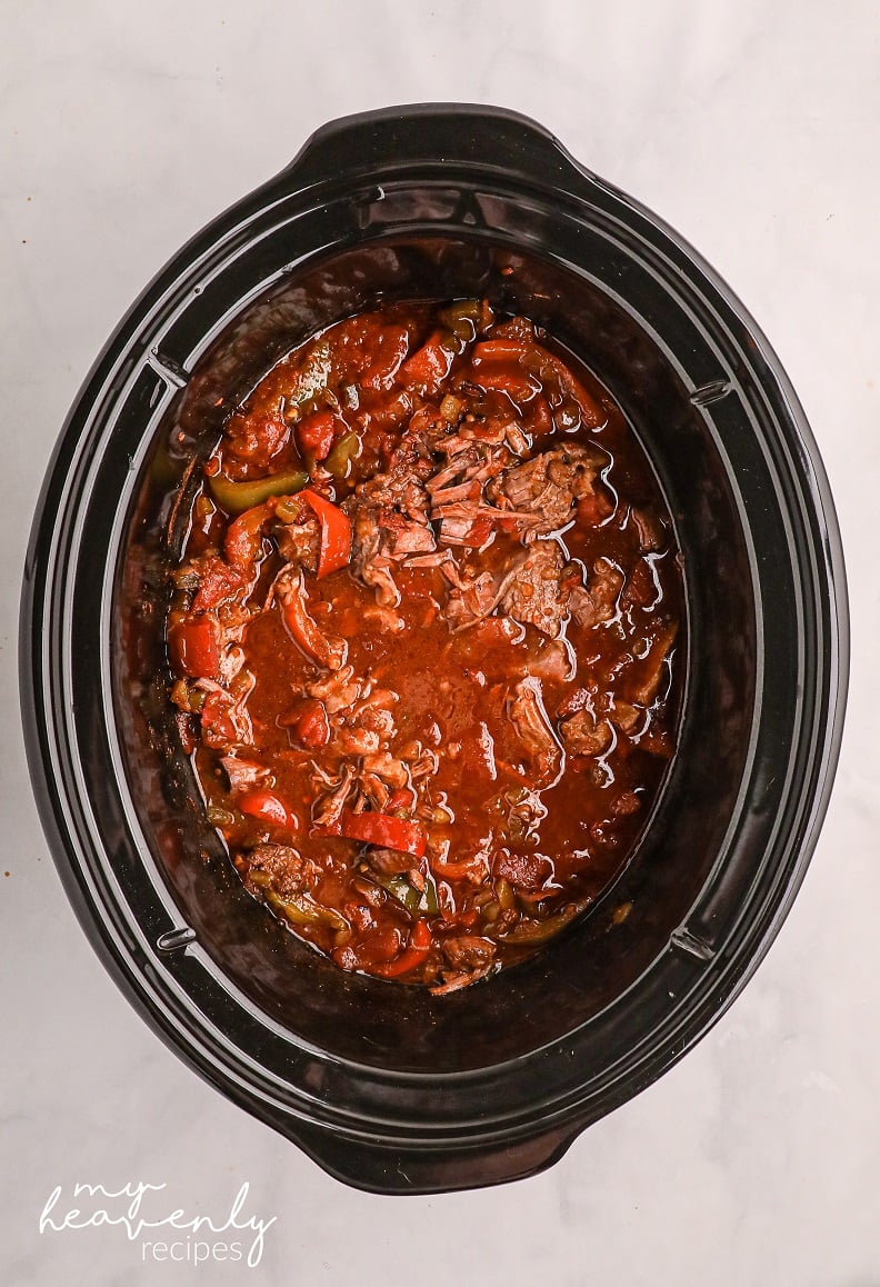 Crockpot Steak Fajitas - My Heavenly Recipes