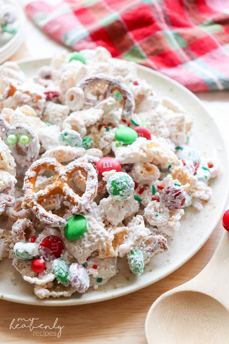 Christmas Chex Mix Recipe - My Heavenly Recipes